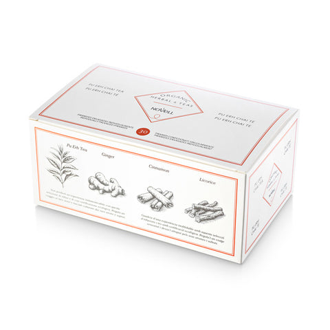 pu erh chai té - caja 30 pirámides