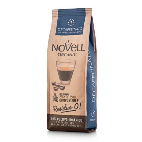 café decaffeinato orgánico en grano - residuo 0