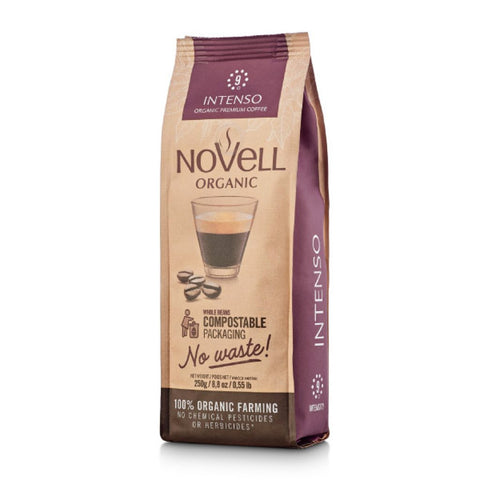 café intenso orgánico en grano - residuo 0