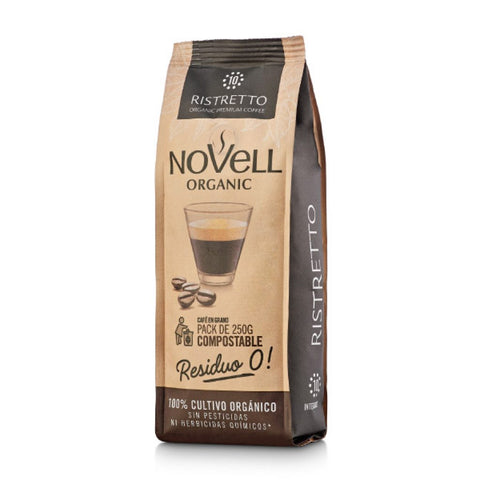 café ristretto orgánico en grano - residuo 0