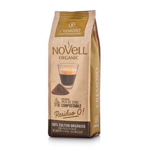café cremoso orgánico molido - residuo 0
