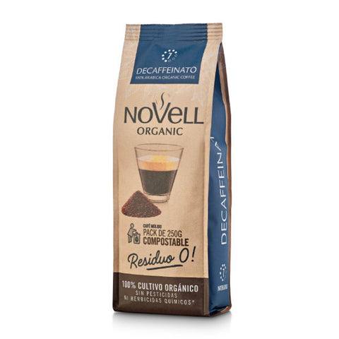 café decaffeinato orgánico molido - residuo 0