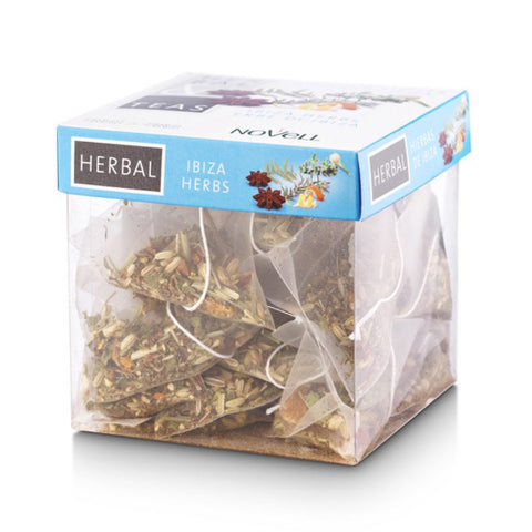 infusión de hierbas de ibiza formato pirámide