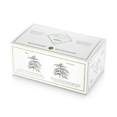 menta poleo - caja 30 pirámides