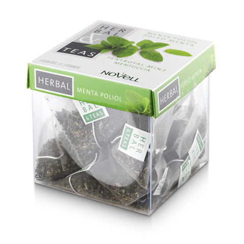 infusión de menta poleo formato pirámide